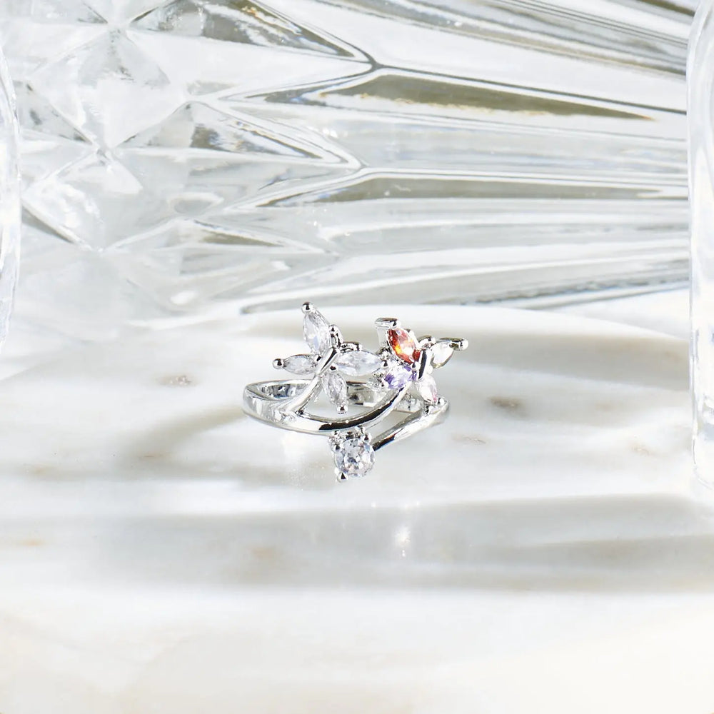 Mystic Floral Radiance Ring | Salty