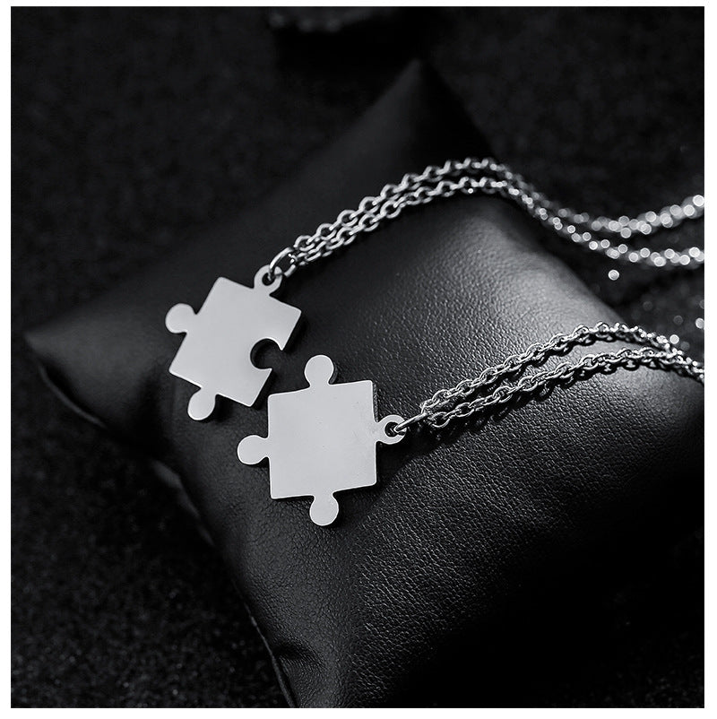Mystic Connection Puzzle Necklace for Couples (2 Necklaces)