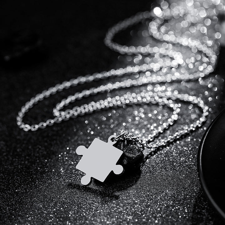 Mystic Connection Puzzle Necklace for Couples (2 Necklaces) Salty