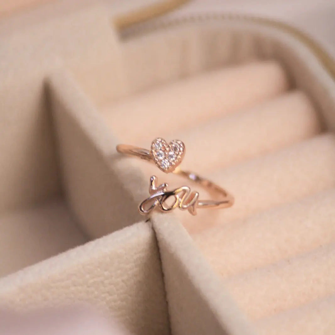 My you rose-gold ring