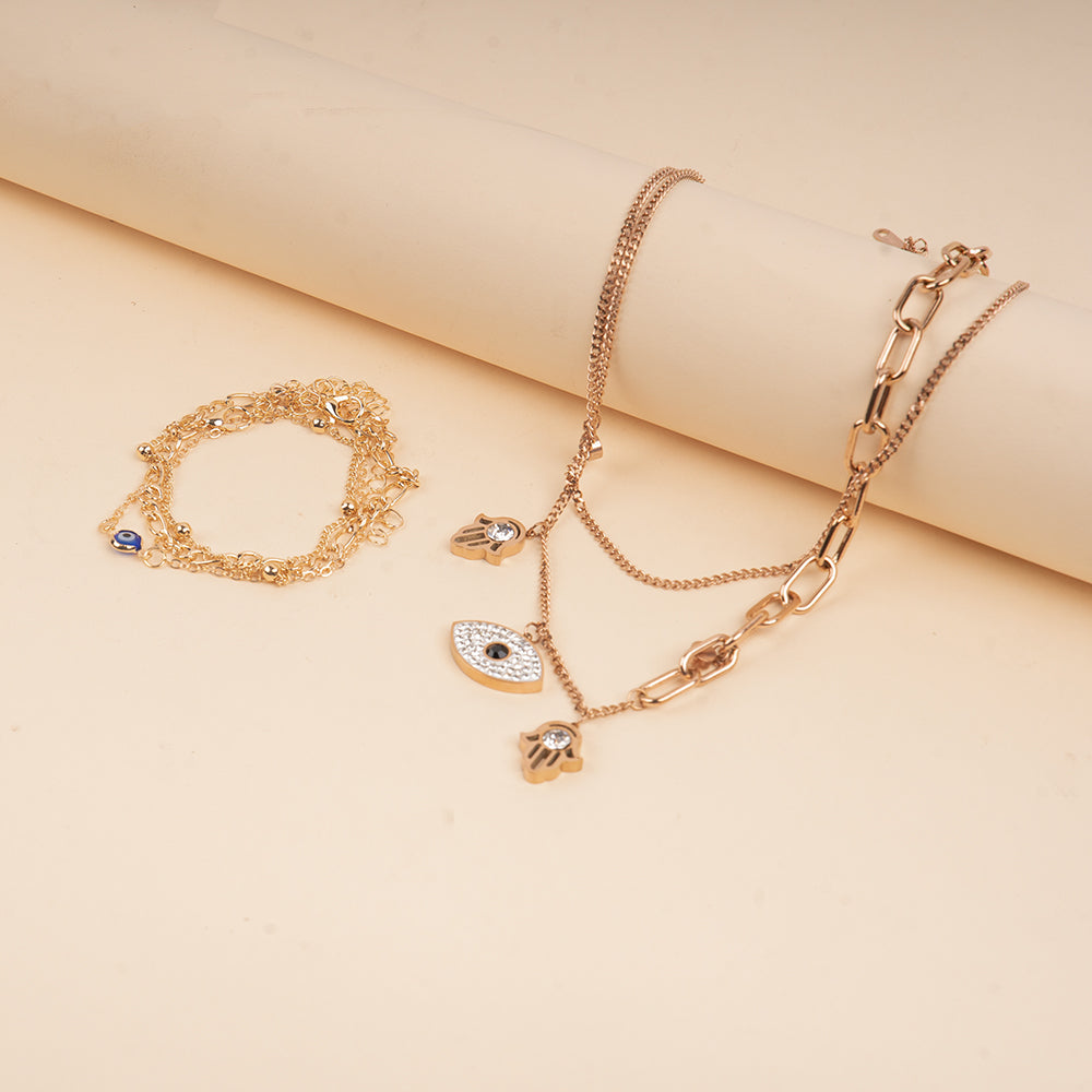 Evil Eye Aura Jewellery Stack