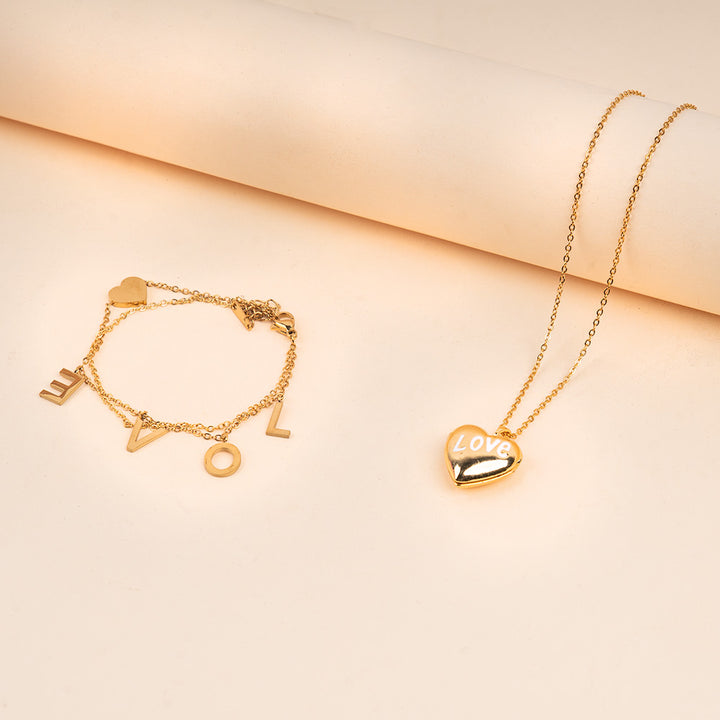 Love Bug Necklace and Bracelet Combo