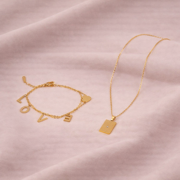 Love Destiny Necklace and Bracelet Combo