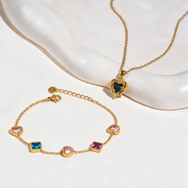 Wink Flex Necklace And Bracelet Set