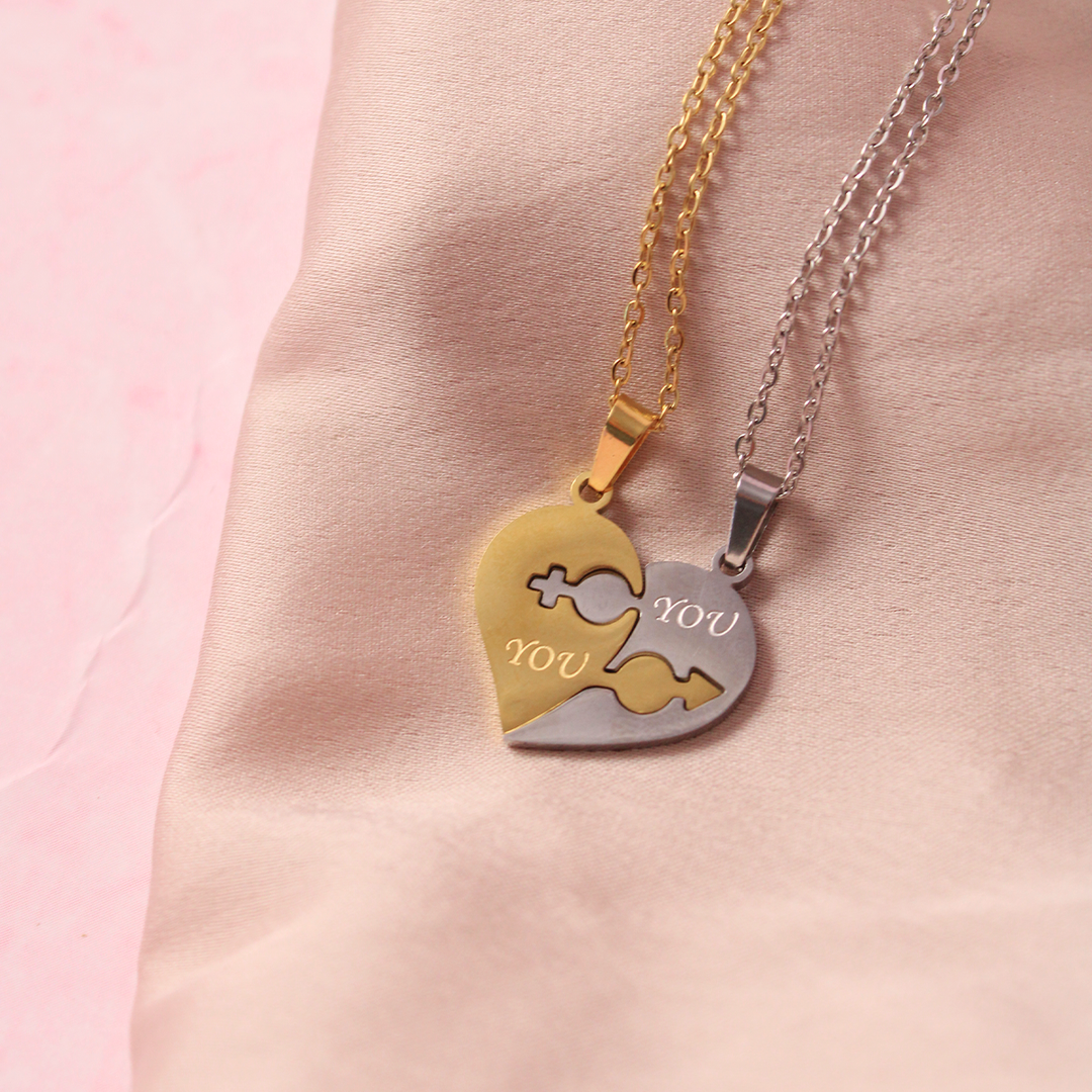 You Complete Me Necklace for Couples - Salty Accessories