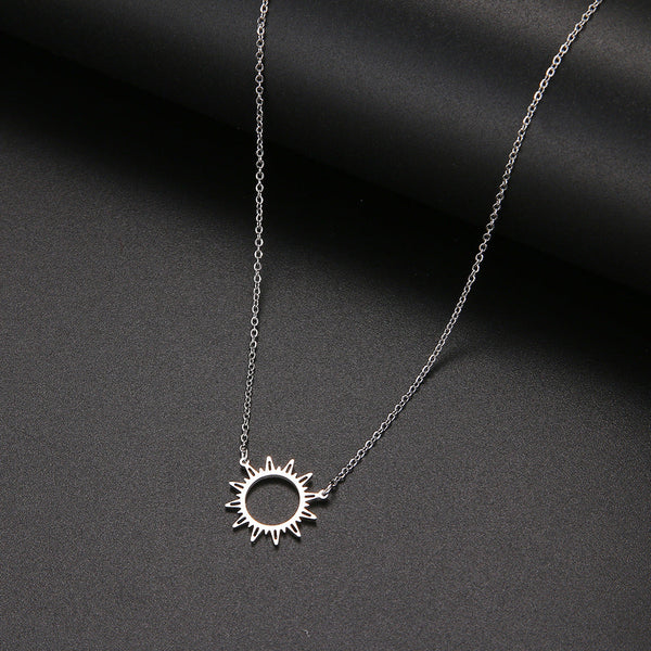 Celestial Harmony Layered Necklace - Silver