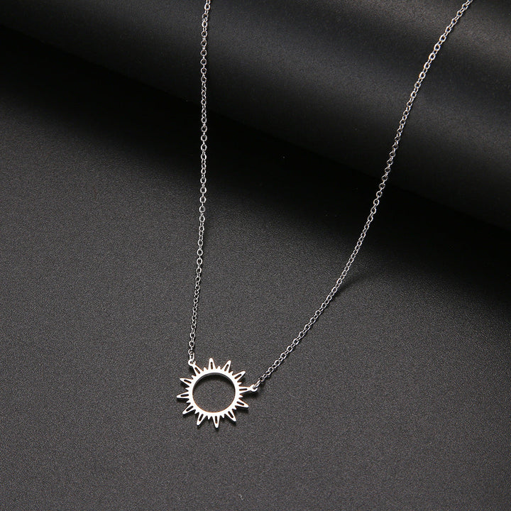 Celestial Harmony Layered Necklace - Silver - Salty Accessories