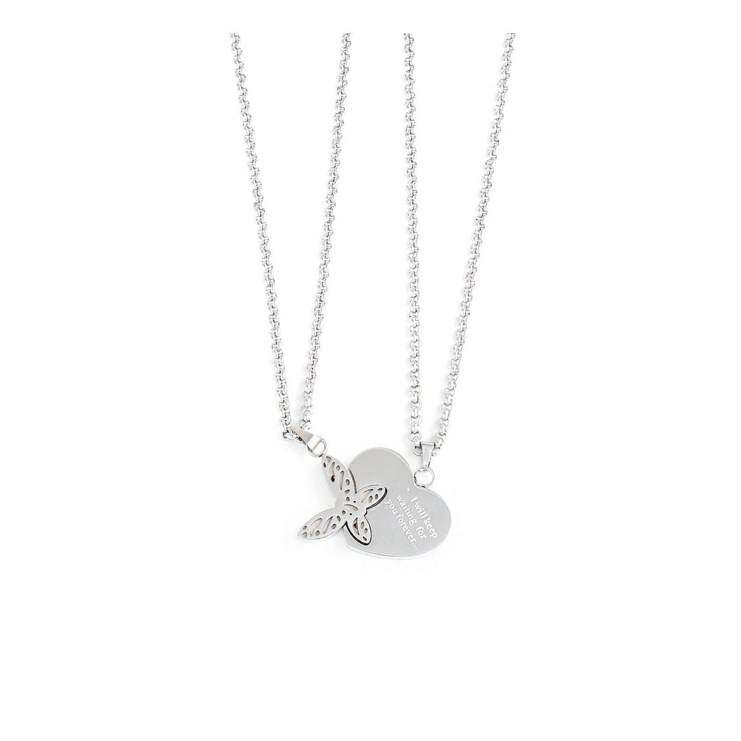 Loveflutter Necklace For Couples (2 Necklaces) - Salty Accessories