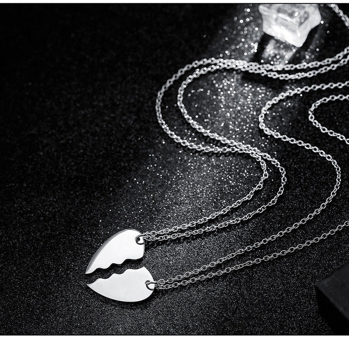 Soulmate Hearts Necklace for Couples (2 Necklaces)