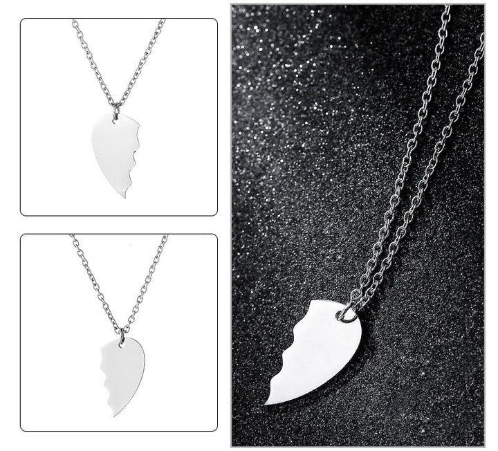Soulmate Hearts Necklace for Couples (2 Necklaces)