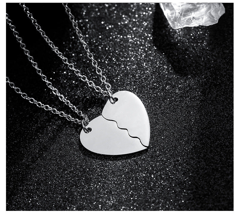 Soulmate Hearts Necklace for Couples (2 Necklaces)