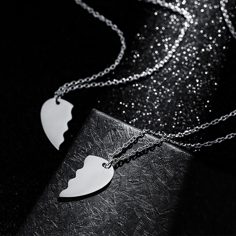 Soulmate Hearts Necklace for Couples (2 Necklaces)