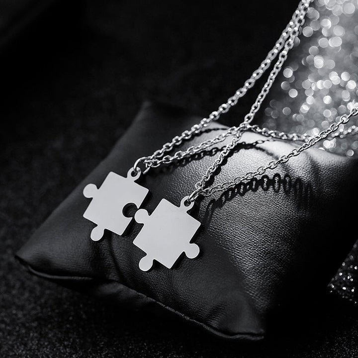 Mystic Connection Puzzle Necklace for Couples (2 Necklaces) - Salty Accessories