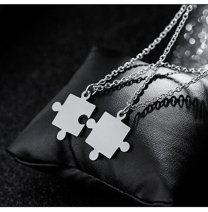 Mystic Connection Puzzle Necklace for Couples (2 Necklaces) - Salty Accessories