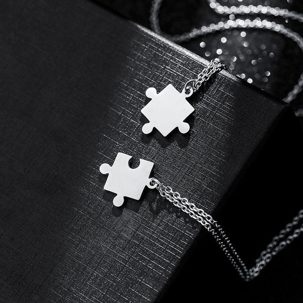 Mystic Connection Puzzle Necklace for Couples (2 Necklaces)