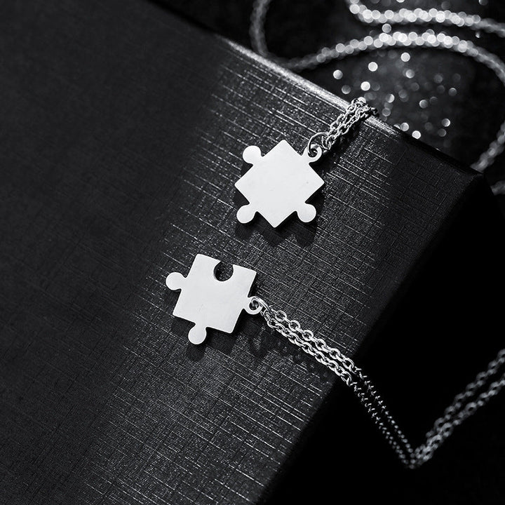 Mystic Connection Puzzle Necklace for Couples (2 Necklaces) - Salty Accessories