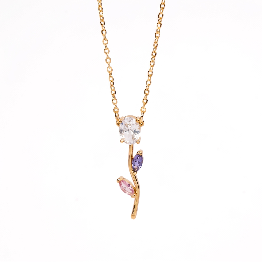 Velisse Drop Earrings & Necklace set - Multicolor | Salty