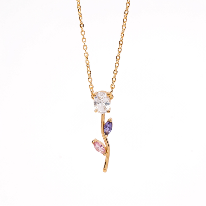 Velisse Drop Earrings & Necklace set - Multicolor | Salty