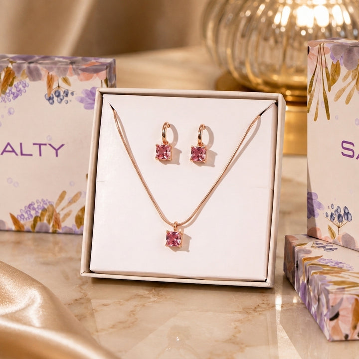 Rose Glow Duo Jewellery Set