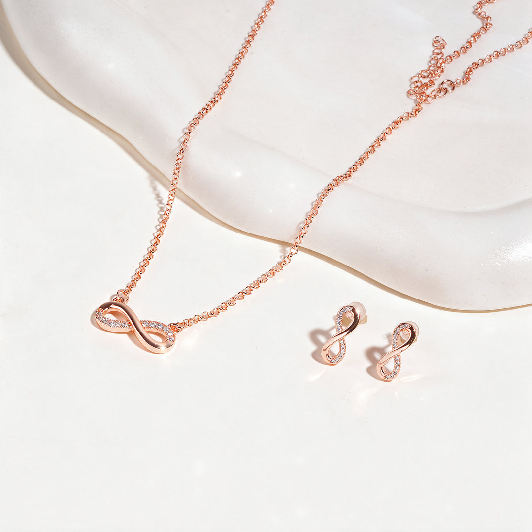 Liquid Magic Necklace And Earrings Set