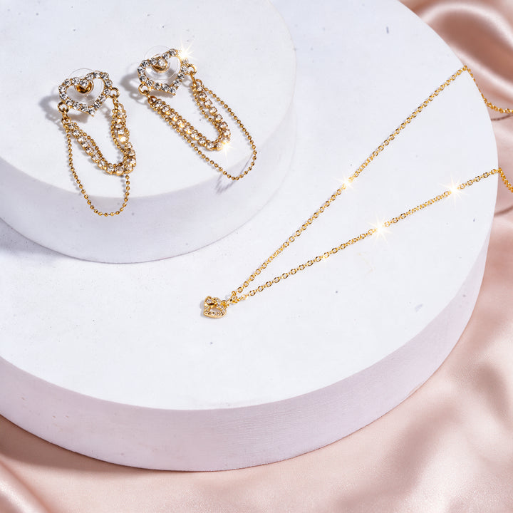Oasis Code Necklace And Earrings Set