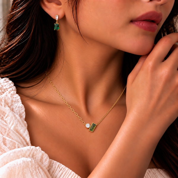 Xoxo Drip Necklace And Earrings Set
