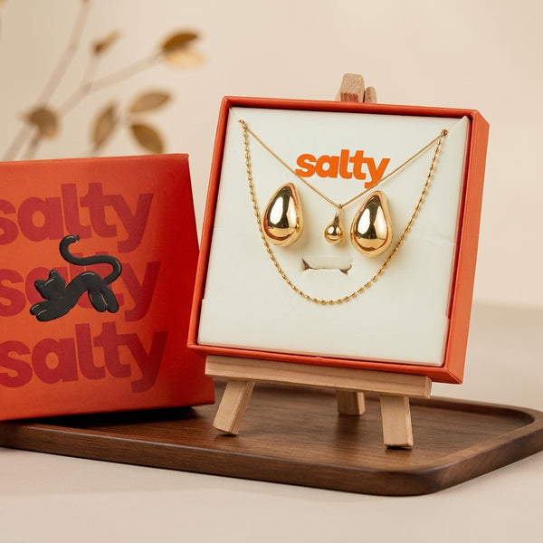 Viral Zone Necklace And Earrings Set