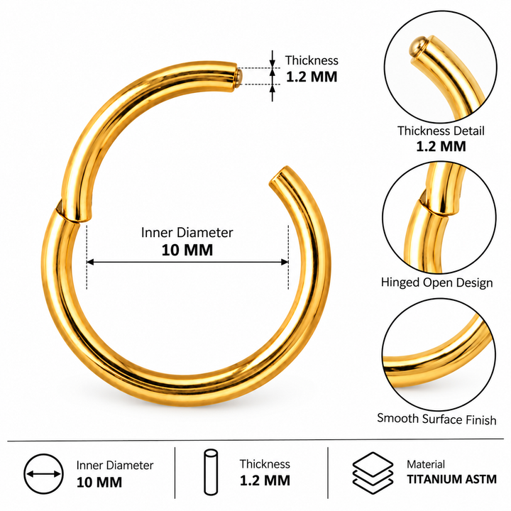 Golden Whisper Nose Ring
