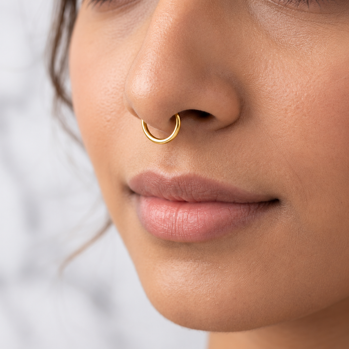 Golden Whisper Nose Ring