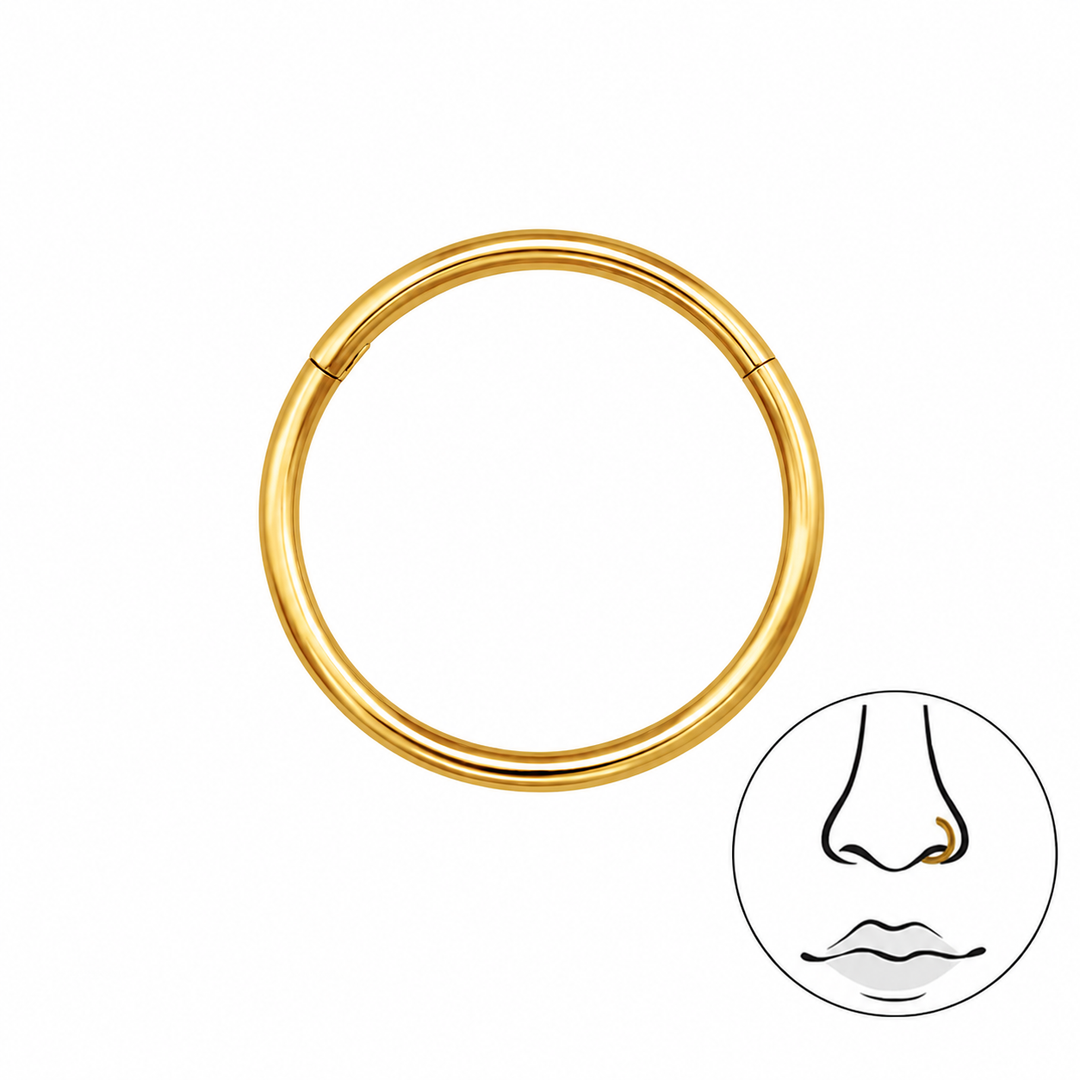 Golden Whisper Nose Ring
