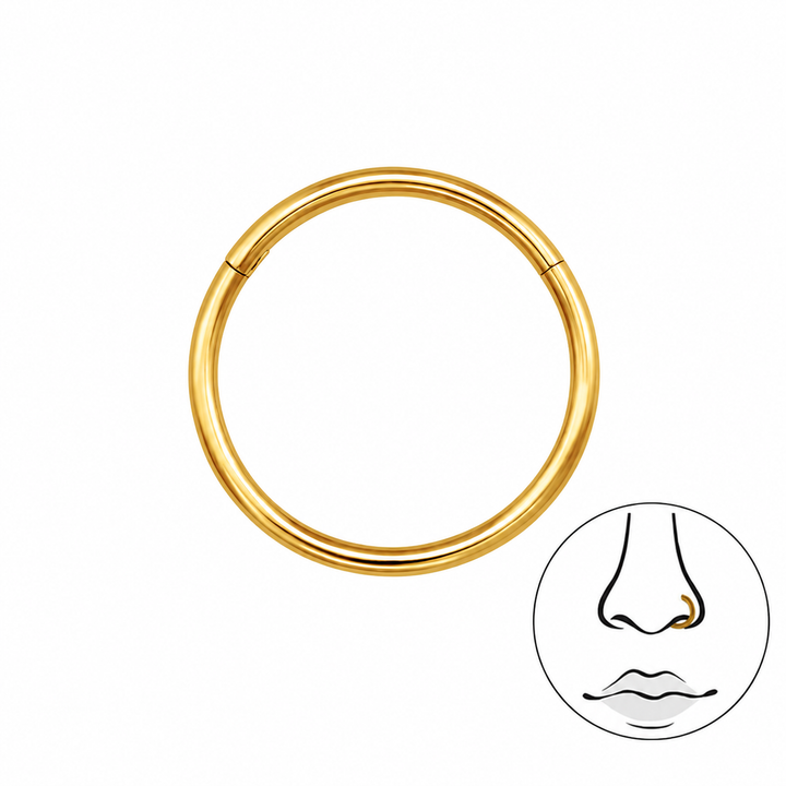 Golden Whisper Nose Ring