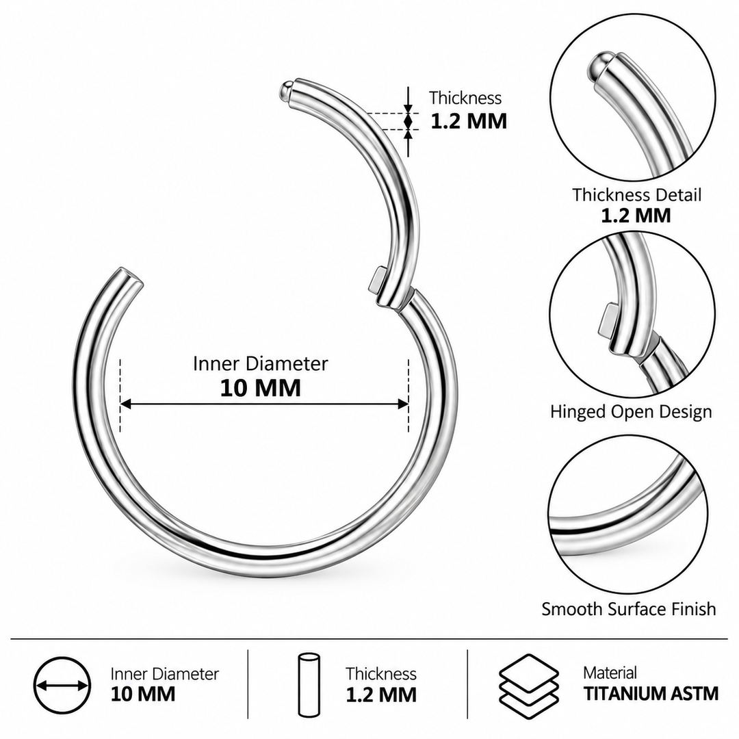 Silver Whisper Nose Ring