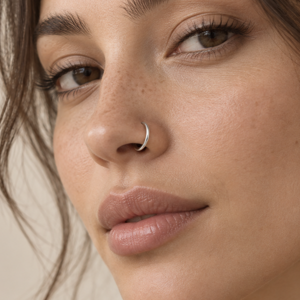 Silver Whisper Nose Ring