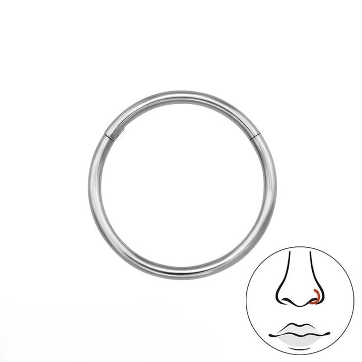 Silver Whisper Nose Ring