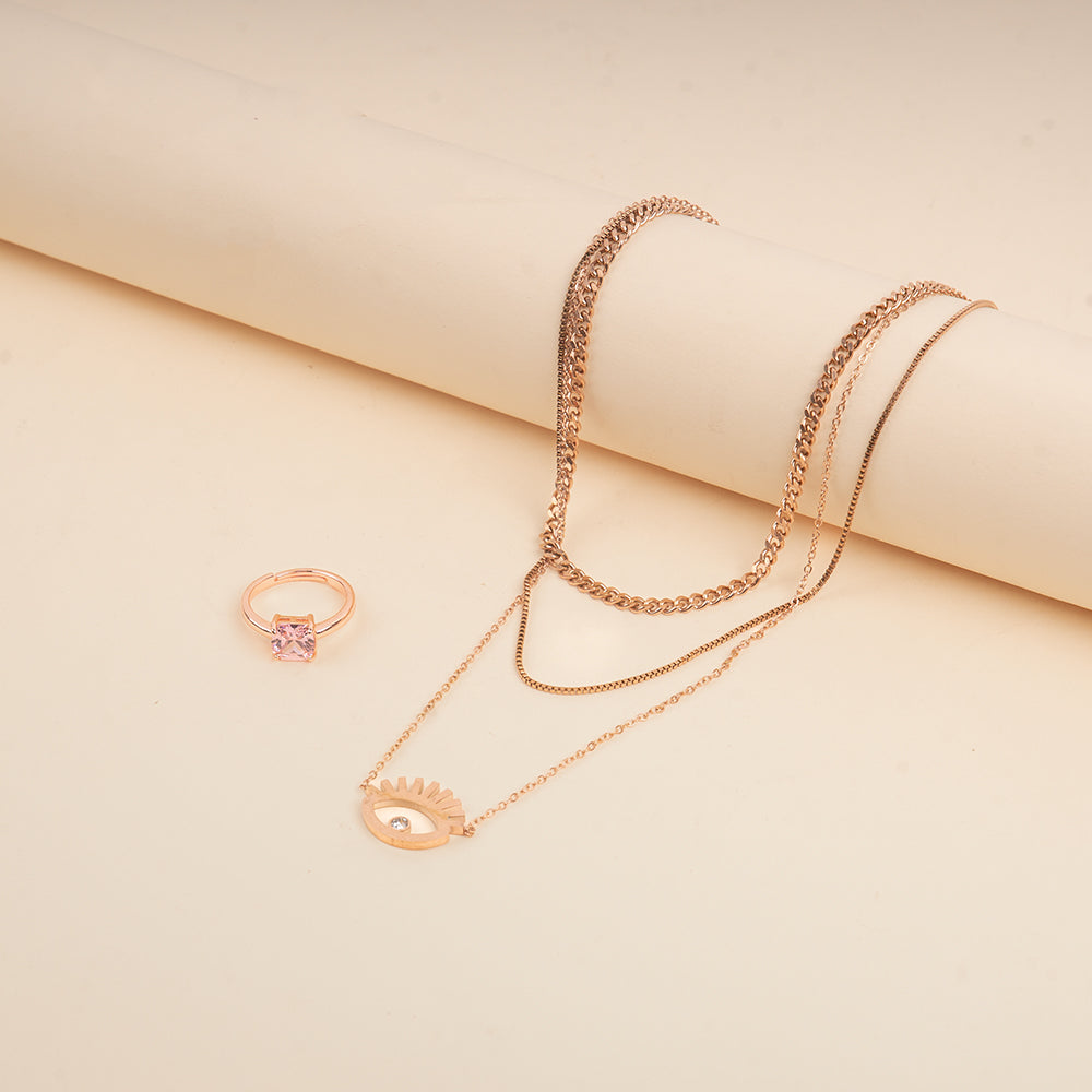 Pink Sapphire Nazar Symphony Set