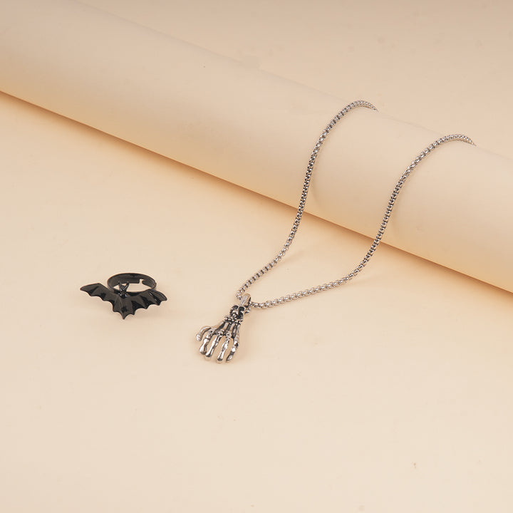 Batty Bliss Necklace and Ring Bundle