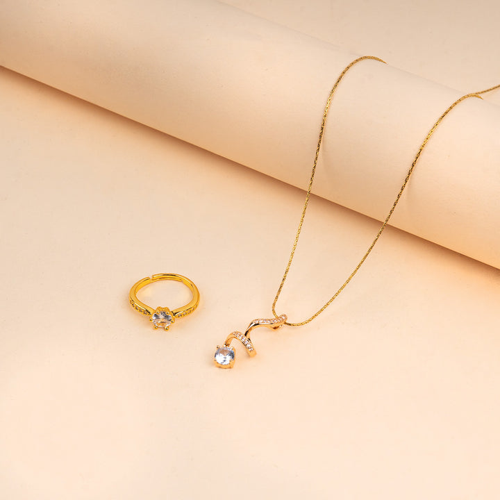 The Solitaire Duo Jewellery Set