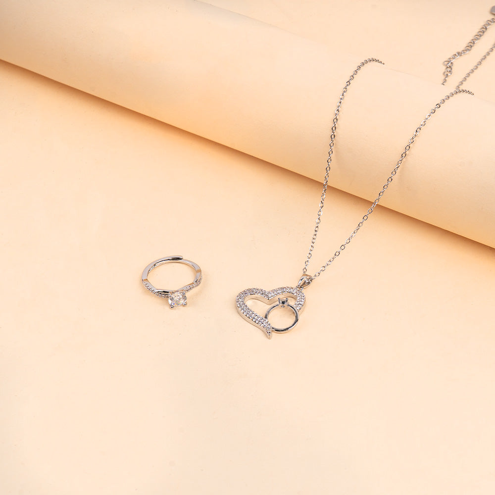Yours in Every Heartbeat Jewellery Set