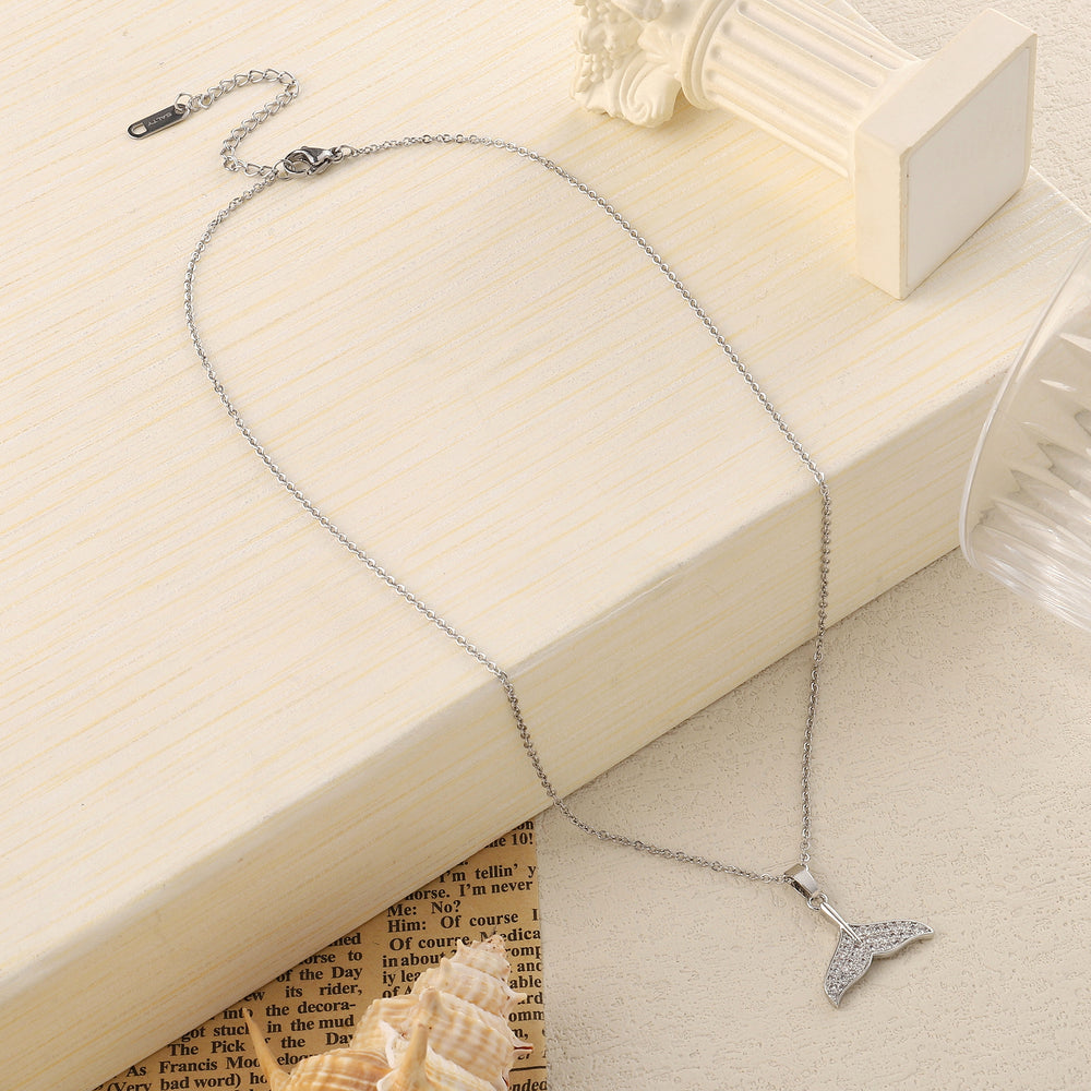 Whale Fin Necklace - Salty Accessories