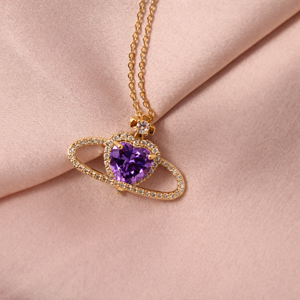 Dazzling World Necklace Gold