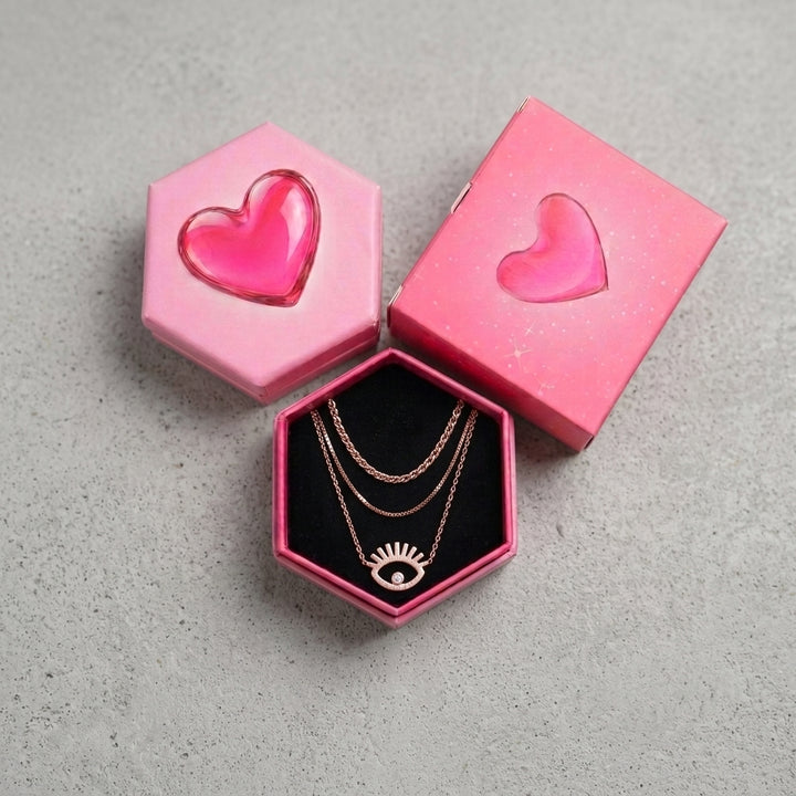 Evil Eye Golden Layered Necklace