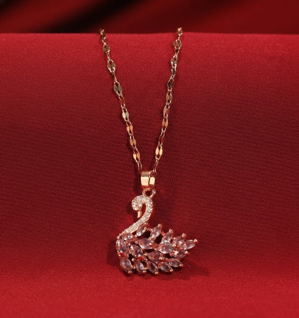 Millenia Dancing Swan Necklace