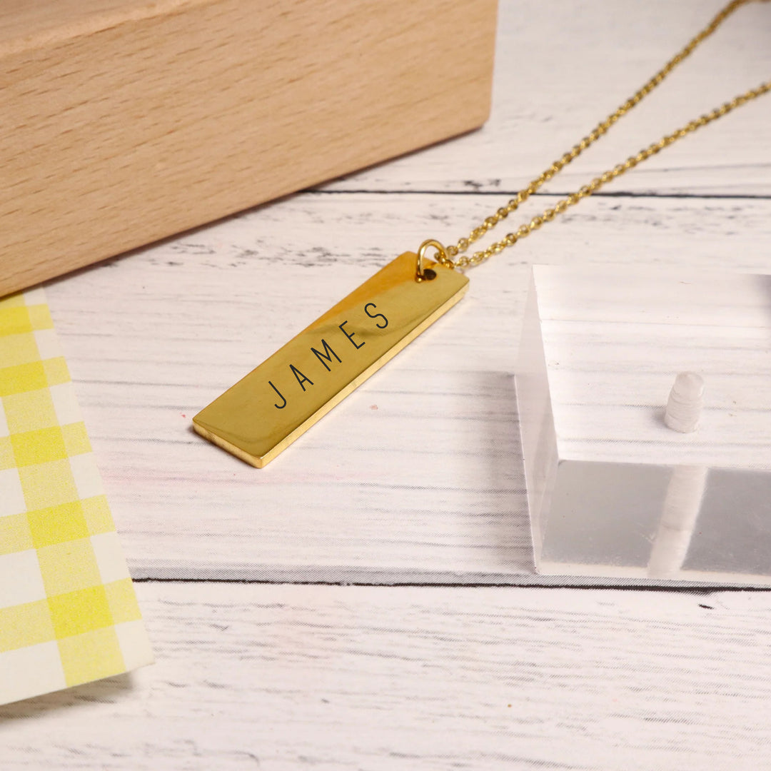 Personalised Golden Elegance Necklace - Salty Accessories