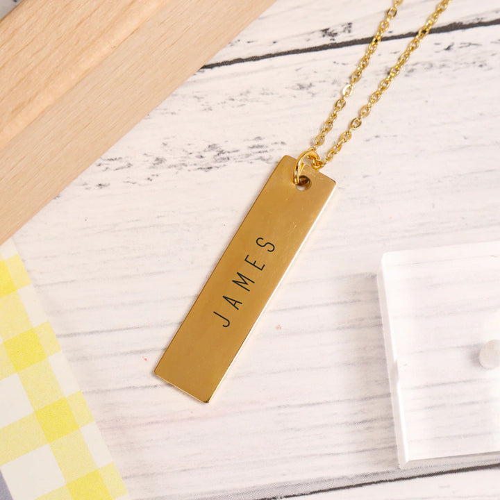 Personalised Golden Elegance Necklace - Salty Accessories