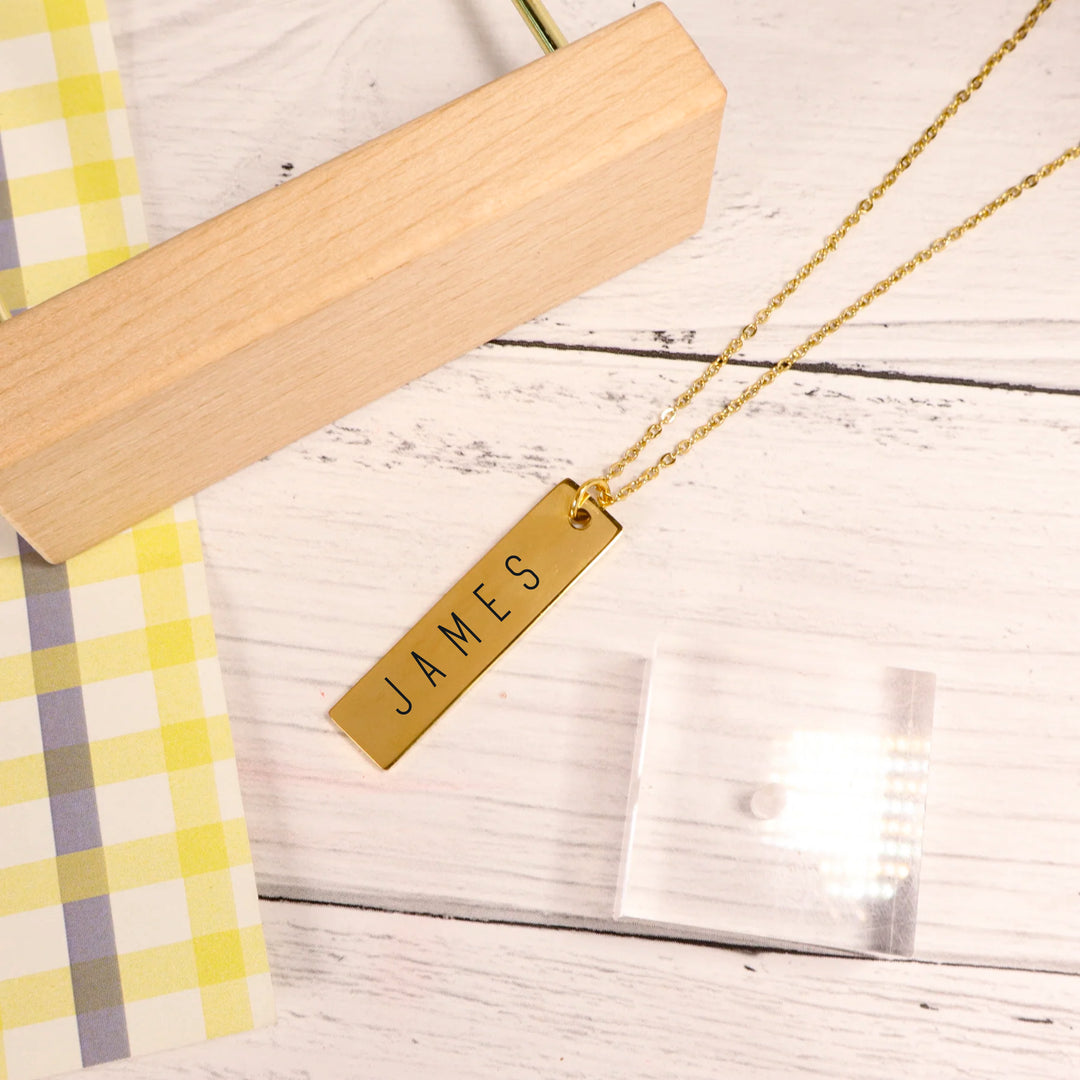 Personalised Golden Elegance Necklace