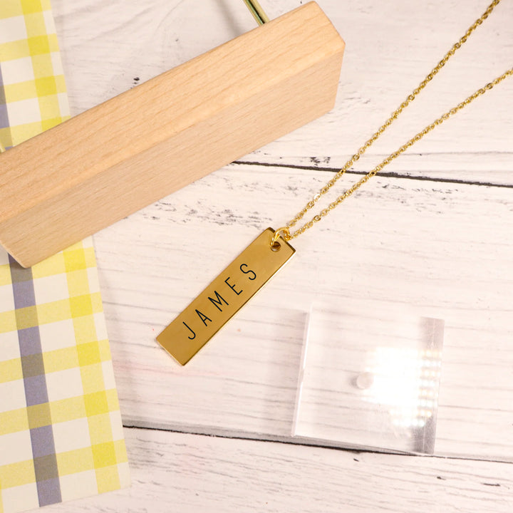 Personalised Golden Elegance Necklace