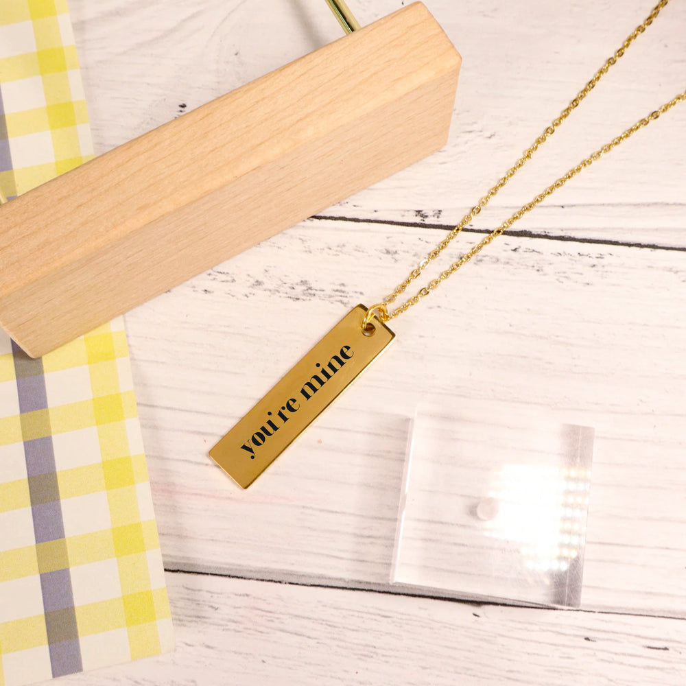 Personalised Golden Elegance Necklace - Salty Accessories