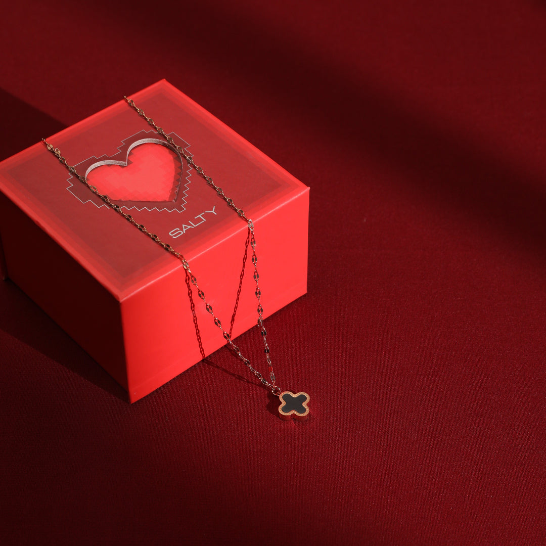 Midnight Enchantress Necklace With Valentine Box