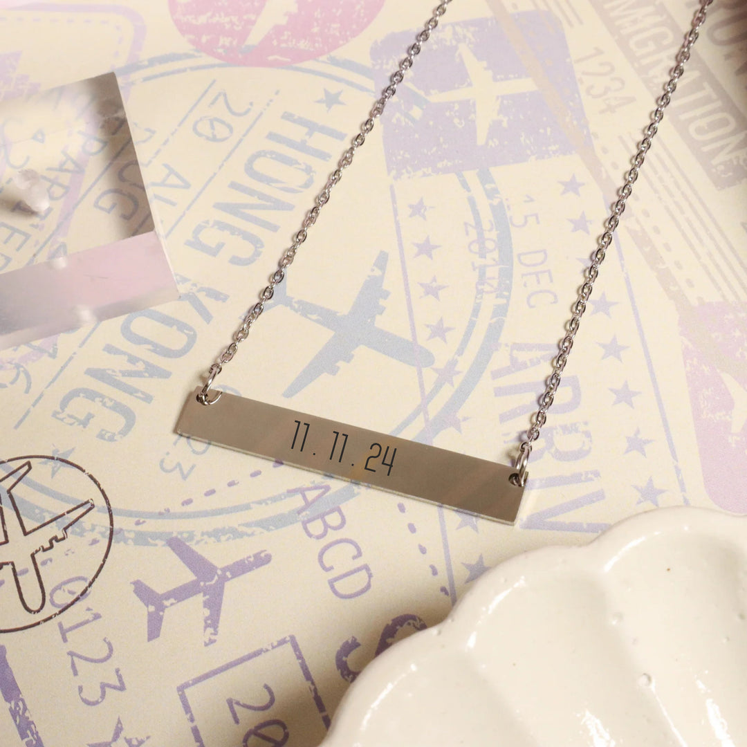 Personalised Signature Keepsake Necklace - Silver