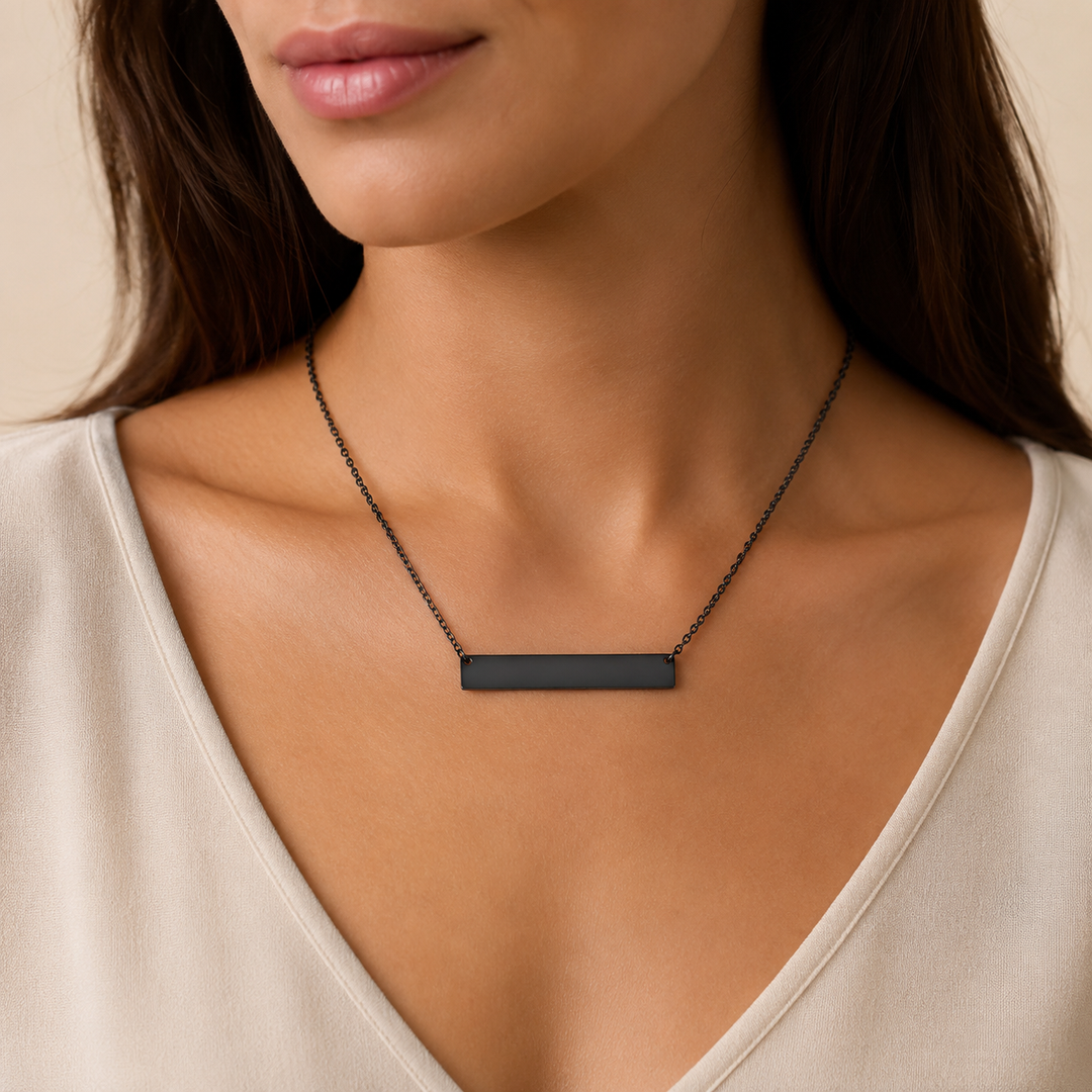 Signature Keepsake Necklace - Black
